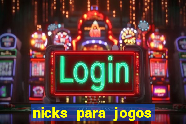 nicks para jogos de tiro